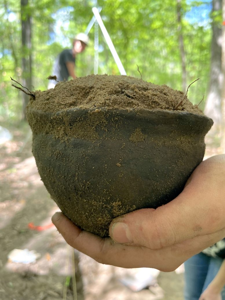 Freshly Excavated Potano Clay Pot