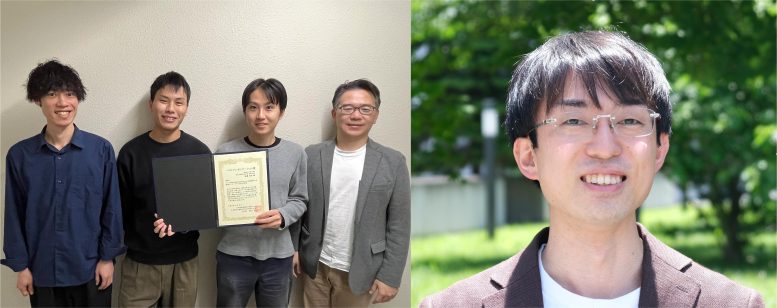 (From the Left) Kenji Yamashita, Hayate Sano, Yuki Goto, Yoshitaka Hamashima and Hiroki Hayashi