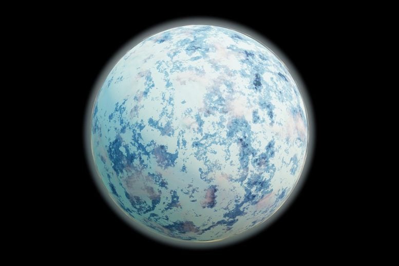 Frozen Planet Earth Covered Snow