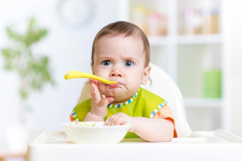 Funny Baby Eating Food