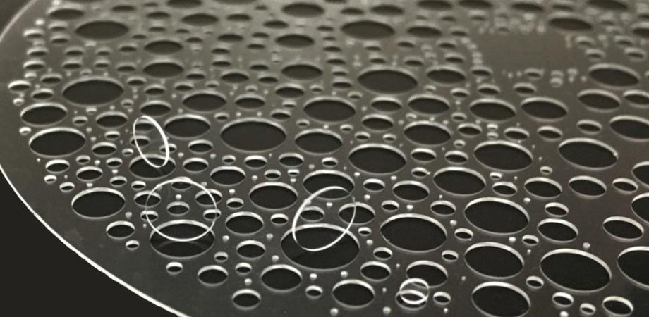 Fused Silica Wafer Fabricated by Selective Laser Etching
