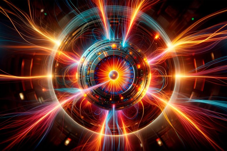 Fusion Plasma Physics Art Concept