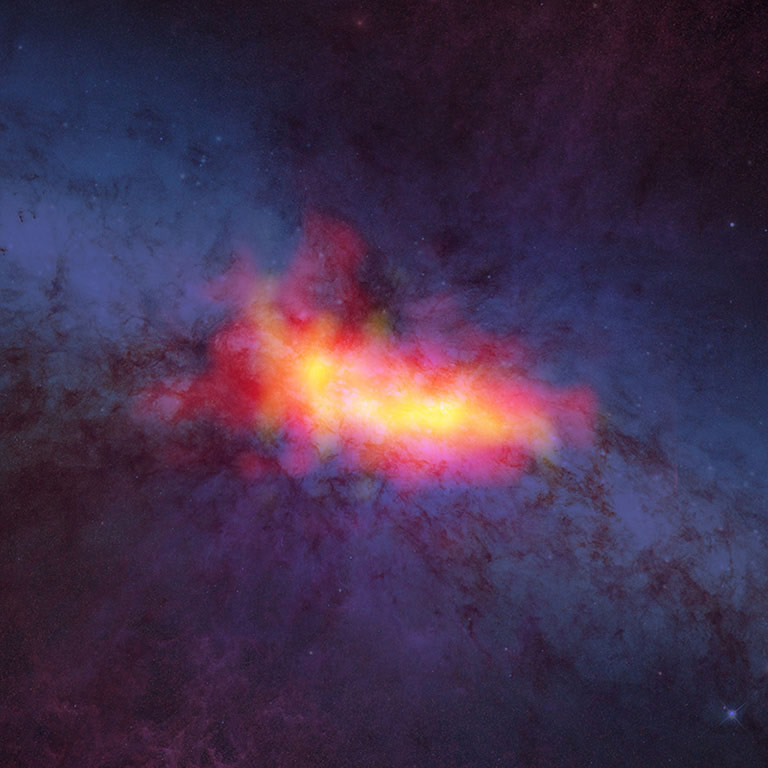 GBT Reveals Hidden Details in Starburst Galaxy M82