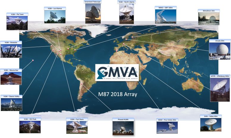 GMVA M87 World Map