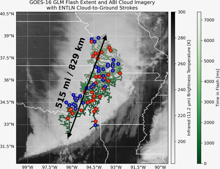 This Lightning Flash Was So Massive, Satellites Had to Prove It Happened
