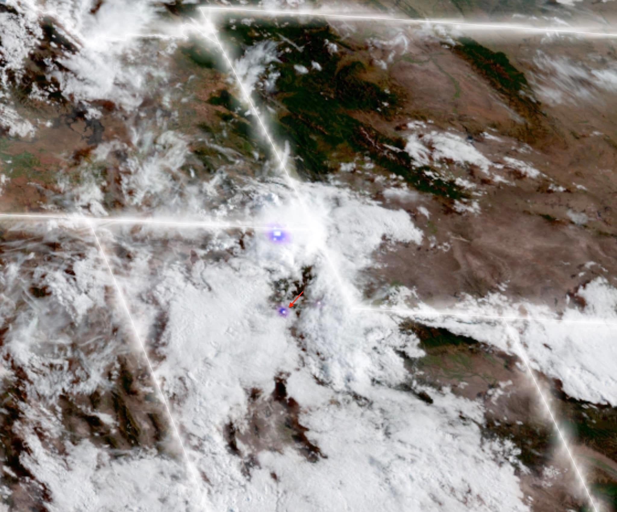 GOES 17 Fireball Over Northern Utah