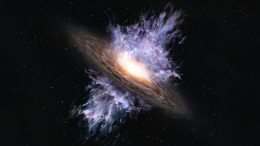 Galactic Wind Driven by Supermassive Black Hole Crop