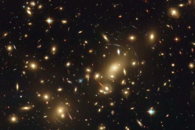 Galaxy Cluster Abell 2218 Crop