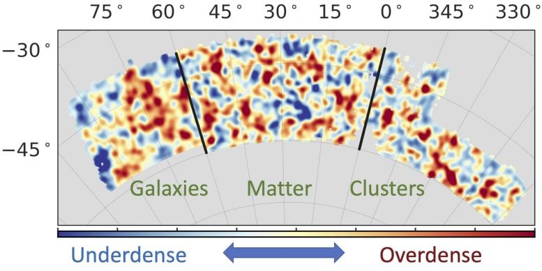 Galaxy Cluster Density Map