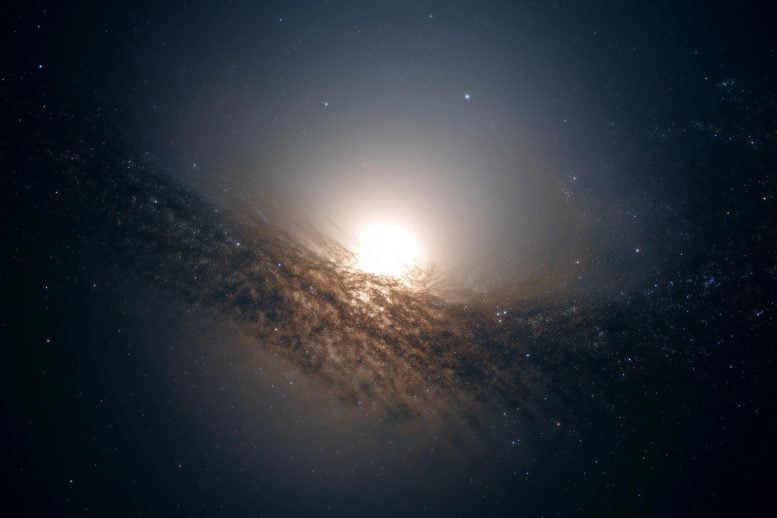 Galaxy Dark Matter Halo Art Illustration