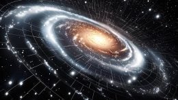 Galaxy Gravity Dark Matter Art