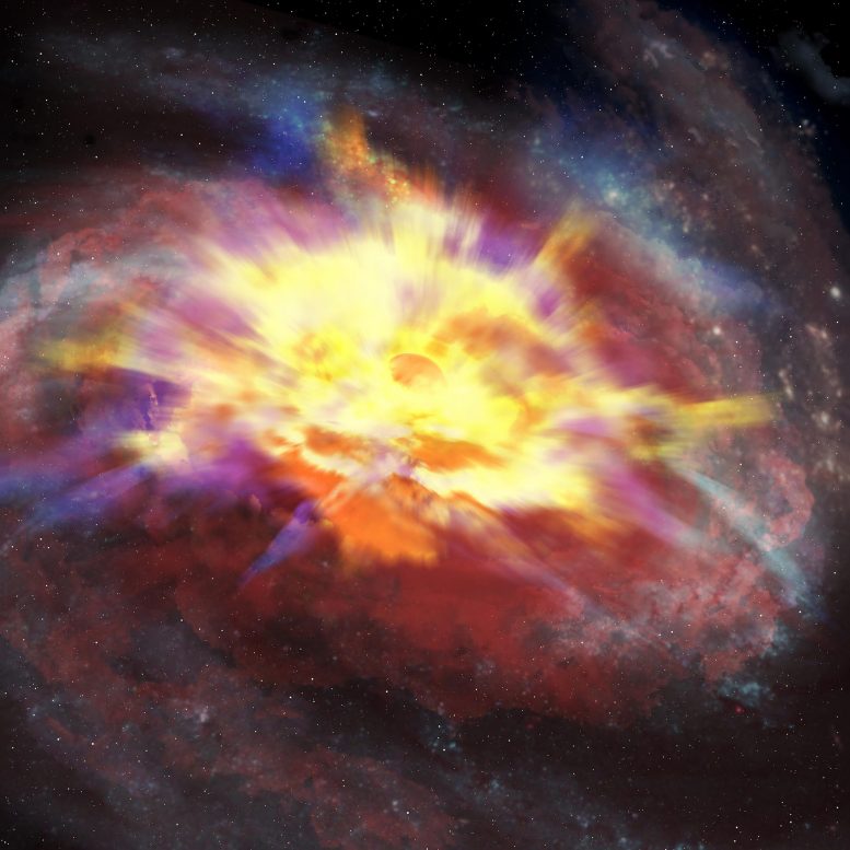 Galaxy Hosting Quasar