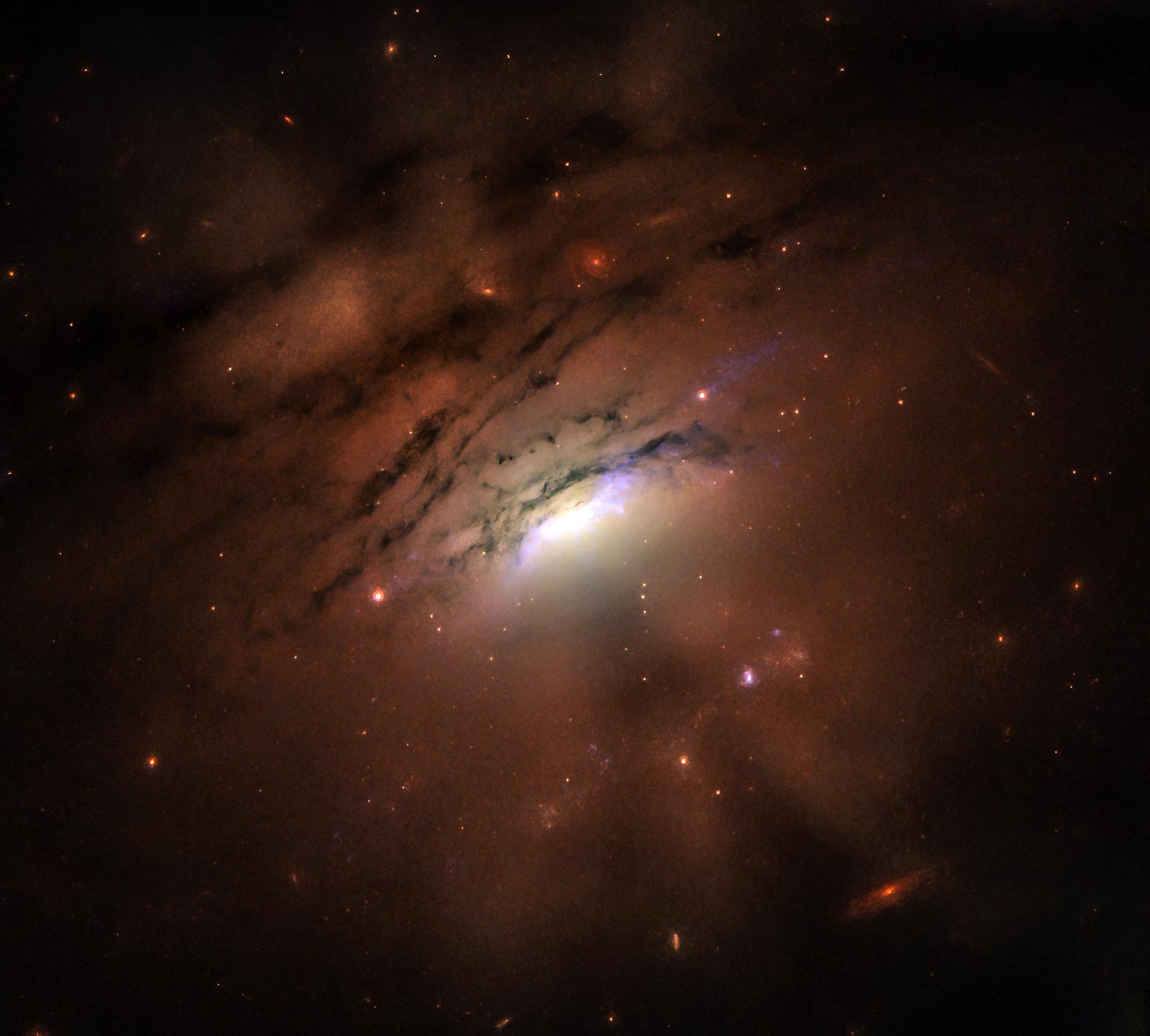 Supermassive Black Hole’s dust ring can cast shadows from the heart of a galaxy