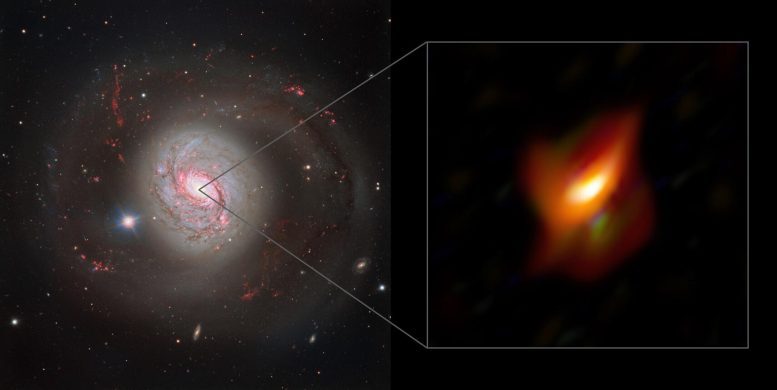 Galaxy Messier 77 Active Center