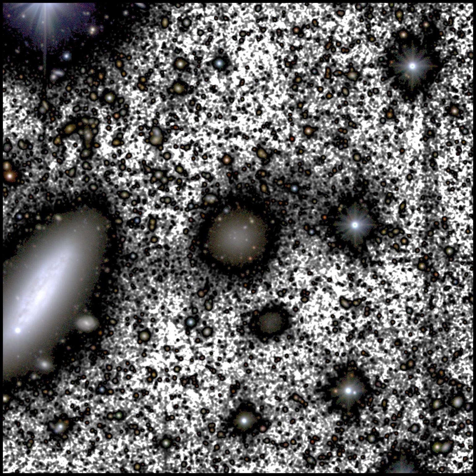 Hubble Space Telescope Explains Oddball Galaxy's Missing Dark Matter
