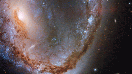 Galaxy NGC 2442 Cosmic Fireworks