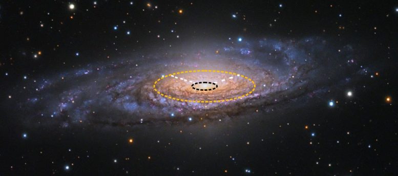 Galaxy NGC 7331 Ionized Carbon Emission