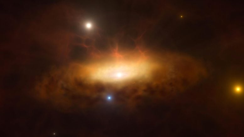 Galaxy SDSS1335+0728 Lighting Up
