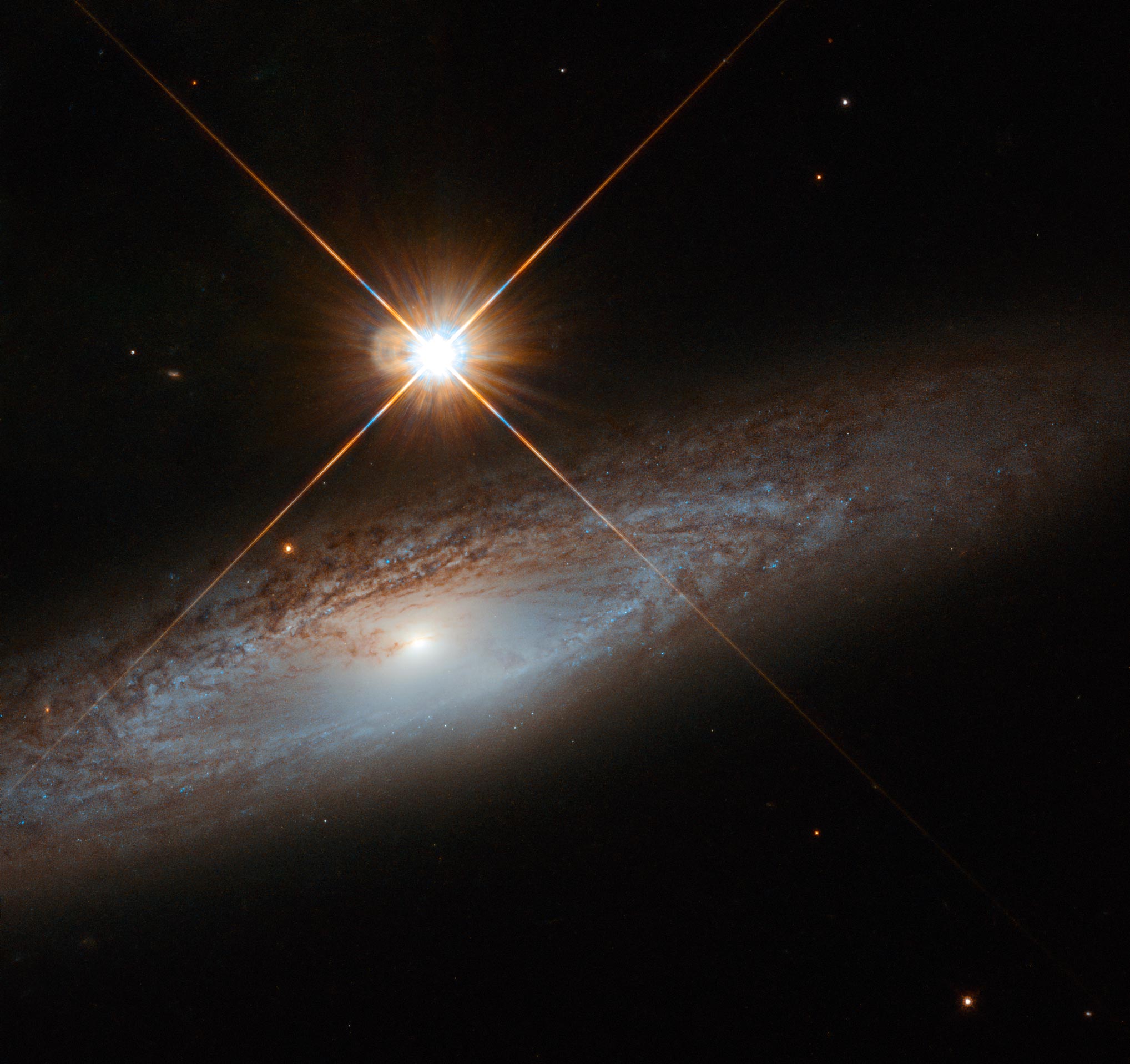 Who is amazed?  Hubble captures the grandeur of a cosmic beauty