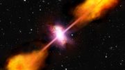 Galaxy With Active Nucleus Supermassive Black Hole