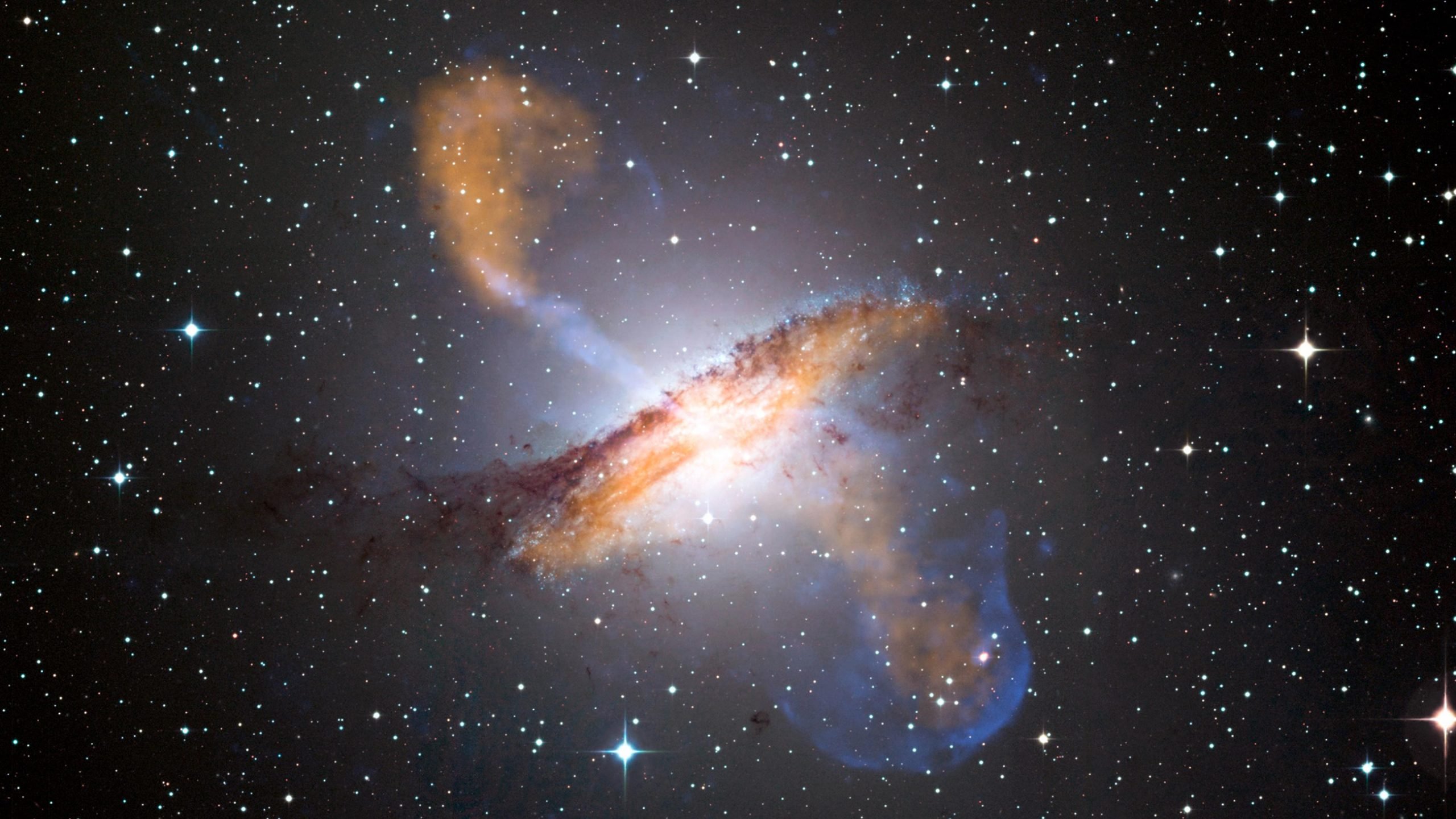 Galaxy With an Active Galactic Nucleus scaled