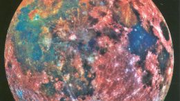 Galileo False-Color Image of the Moon