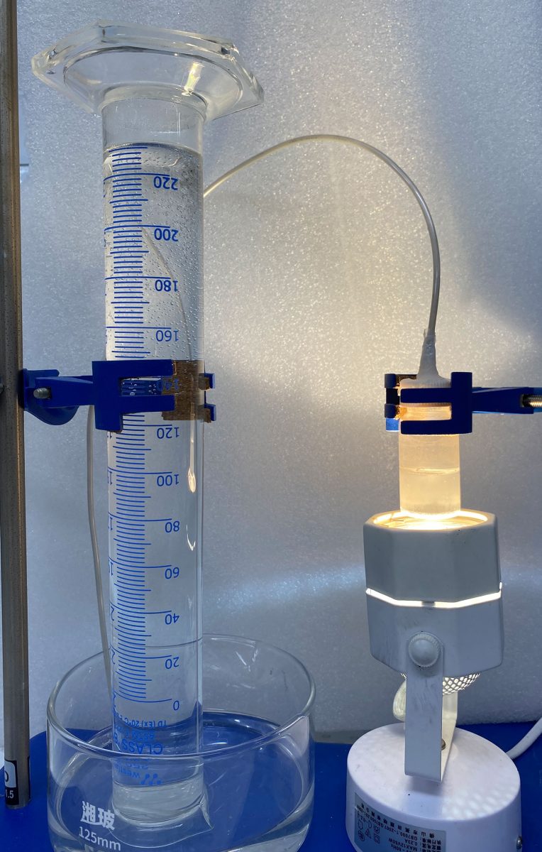 Gallium Suspended in Water Experimental Setup