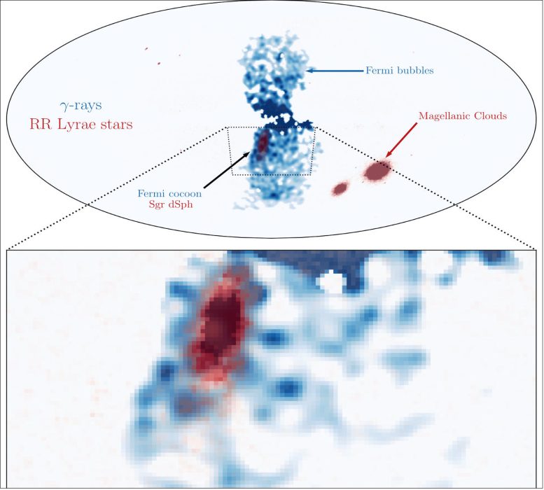 Gamma Ray Image of the Fermi Bubbles