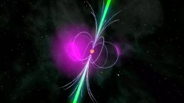 Gamma-Ray Pulsar Illustration