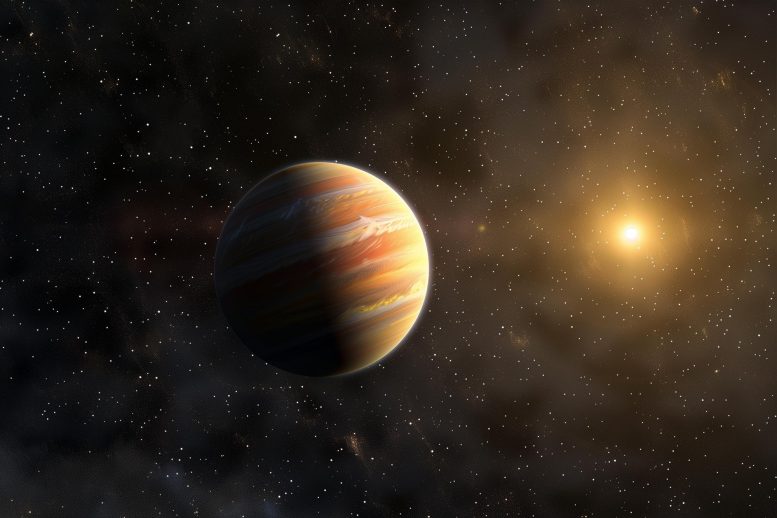 Gas Giant Exoplanet Concept Art