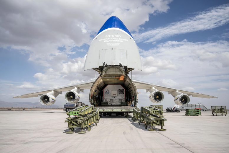 Gateway HALO Arrives in Mesa Arizona Unloading
