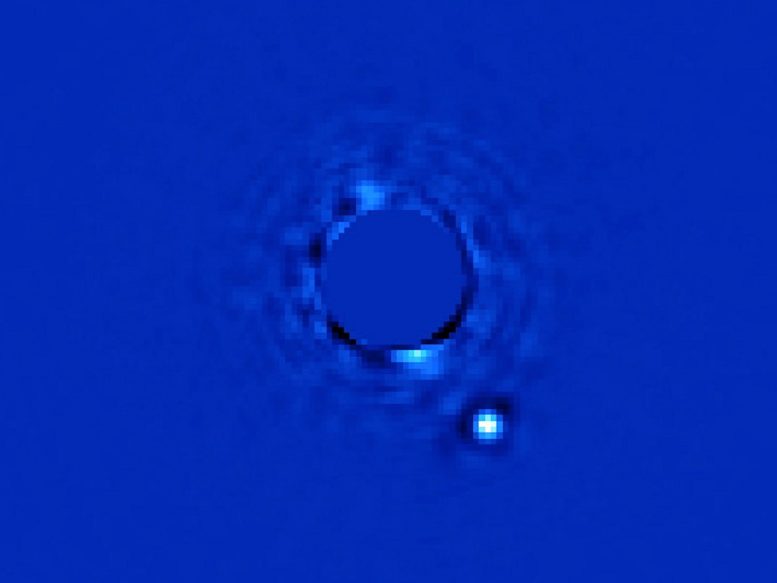 Gemini Planet Imager Captures First Light Image of Beta Pictoris b