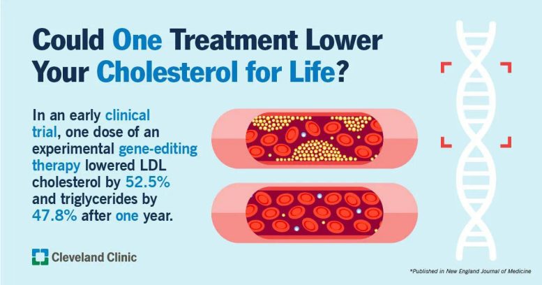New Treatment Cuts “Bad” Cholesterol in Half for a Full Year