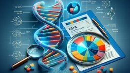 Genetic Analysis Genome Study Art Concept