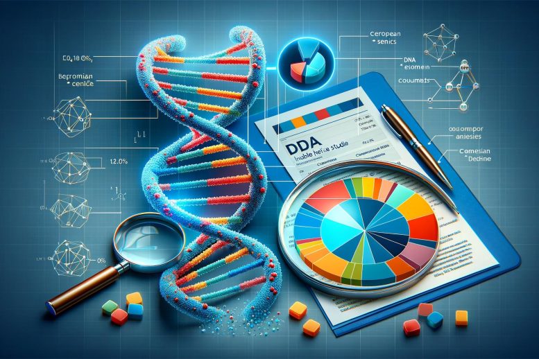 Genetic Analysis Genome Study Art Concept