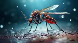 Genetically Engineered Mosquito Art Concept