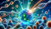 Genetically Engineered T Cells Art Concept