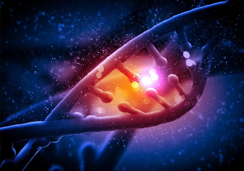 Genetics Breakthrough DNA Concept
