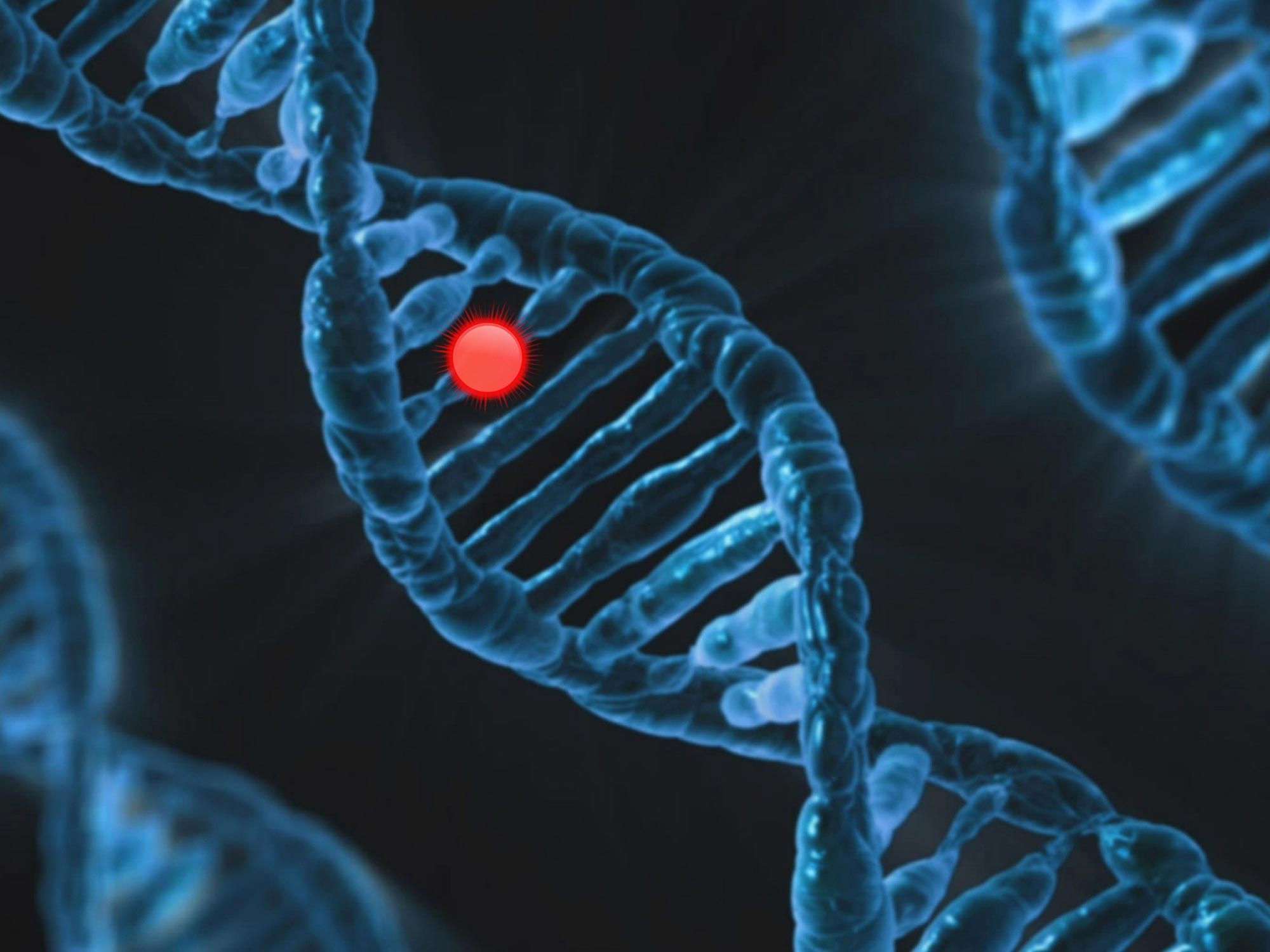 genetika ilustracija mutacije DNK raka