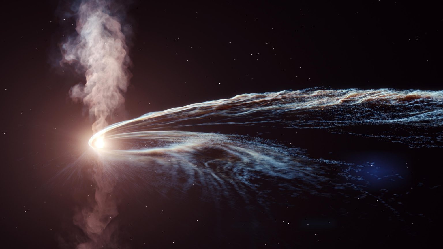 NASA’s Swift Helps Tie “Ghost Particle” to Star-Shredding Black Hole
