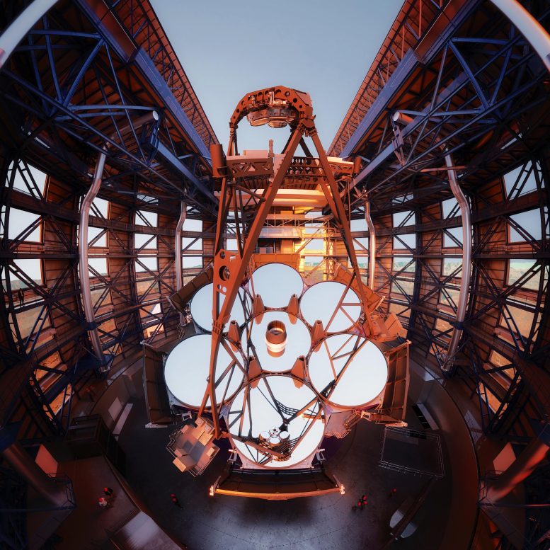Giant Magellan Telescope Interior Rendering