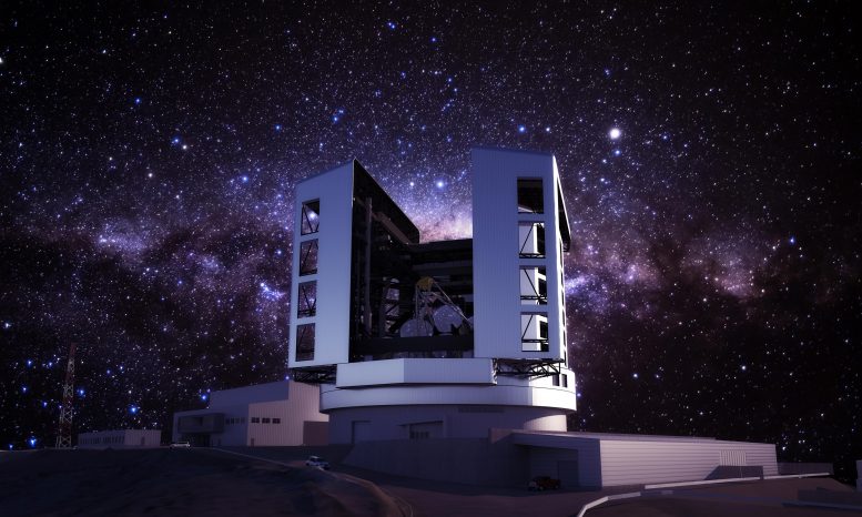 Giant Magellan Telescope Nighttime