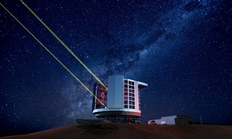 Giant Magellan Telescope at Night
