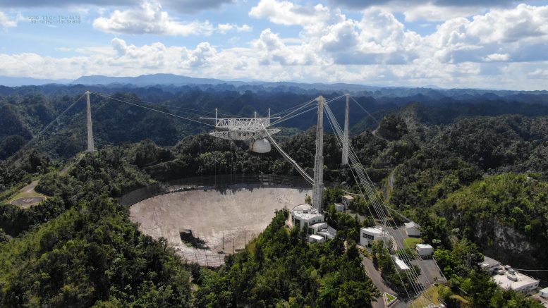 Giant Radio Dish Arecibo Observatory