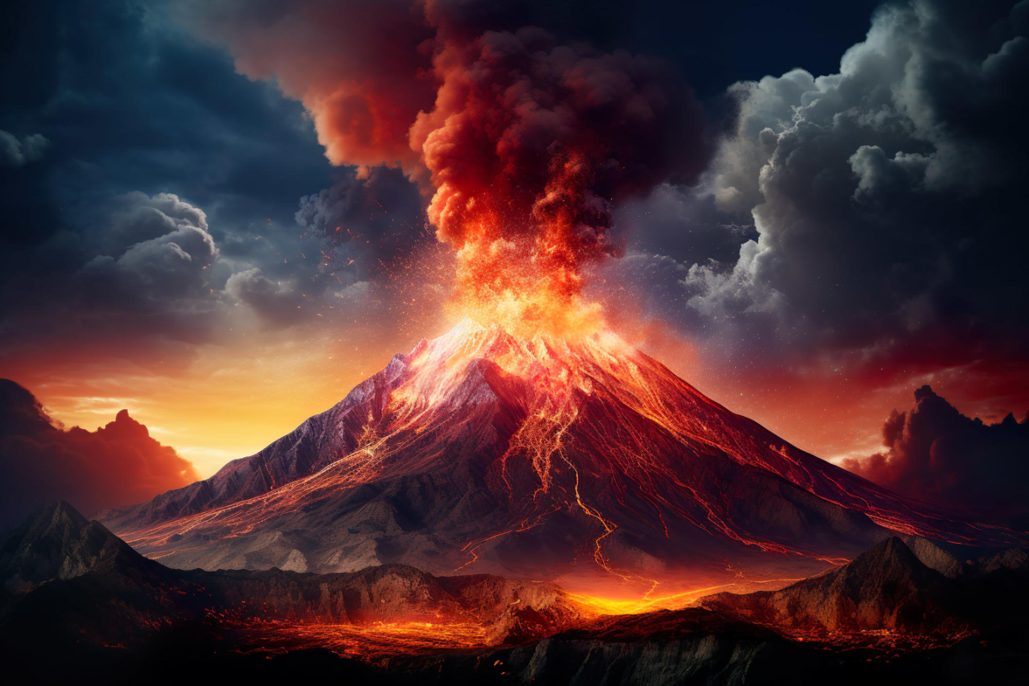 اكتشف العلماء ثورانًا بركانيًا قياسيًا قبل 7300 عام.