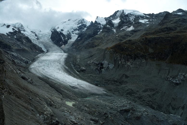 Glacier Drone Photo