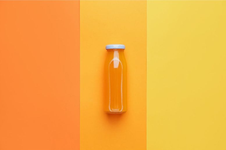 Glass Bottle Orange Juice