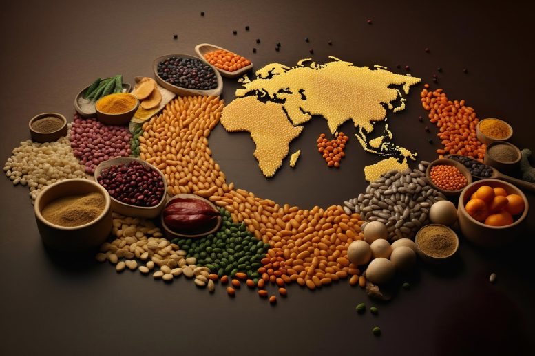 Global Food Supply Concept
