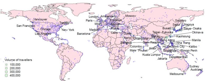 Global Map New Coronavirus