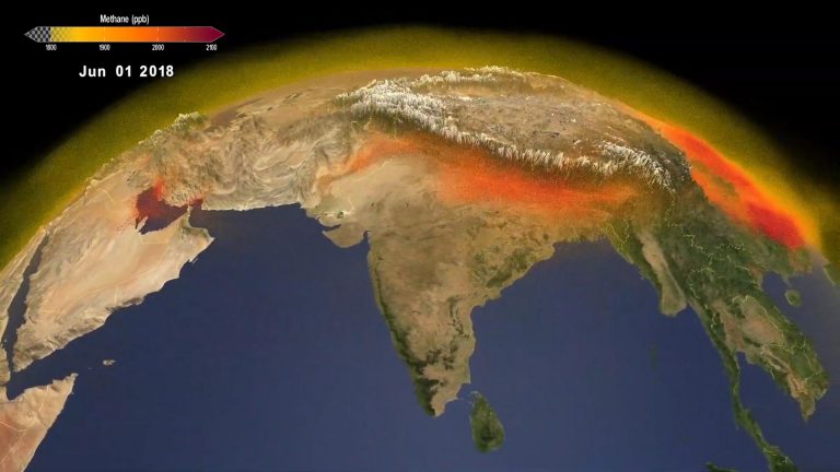 methane drawdown global ice driver
